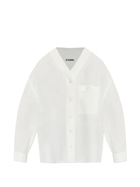 JIL SANDER+ buttoned linen shirt