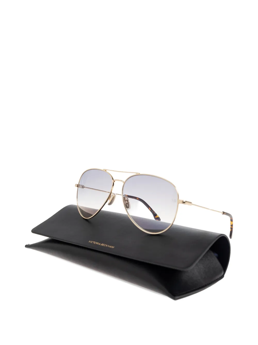 Victoria Beckham Eyewear Zonnebril met piloten montuur Goud