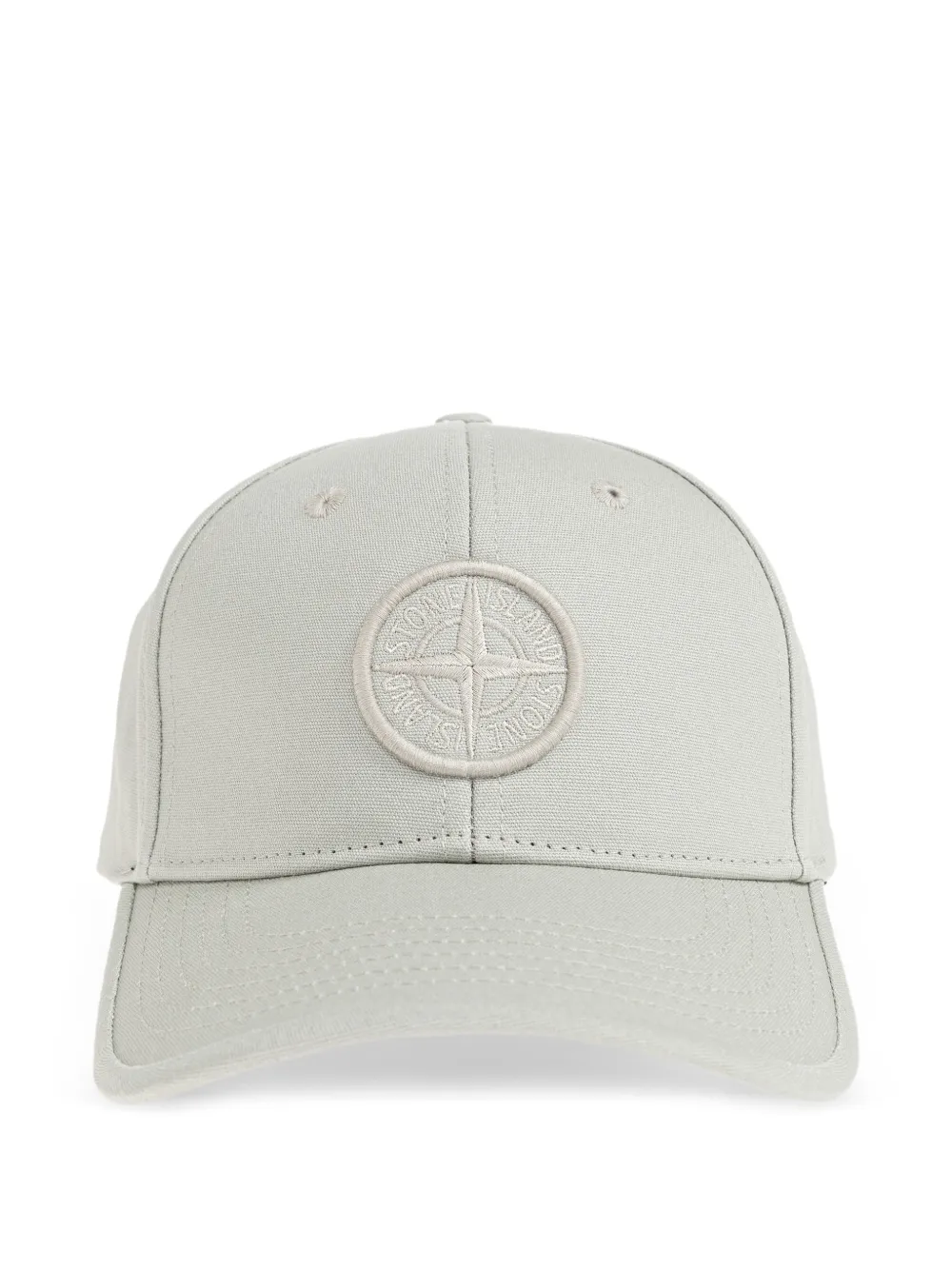 Stone Island Junior Compass-motif cap - Grigio