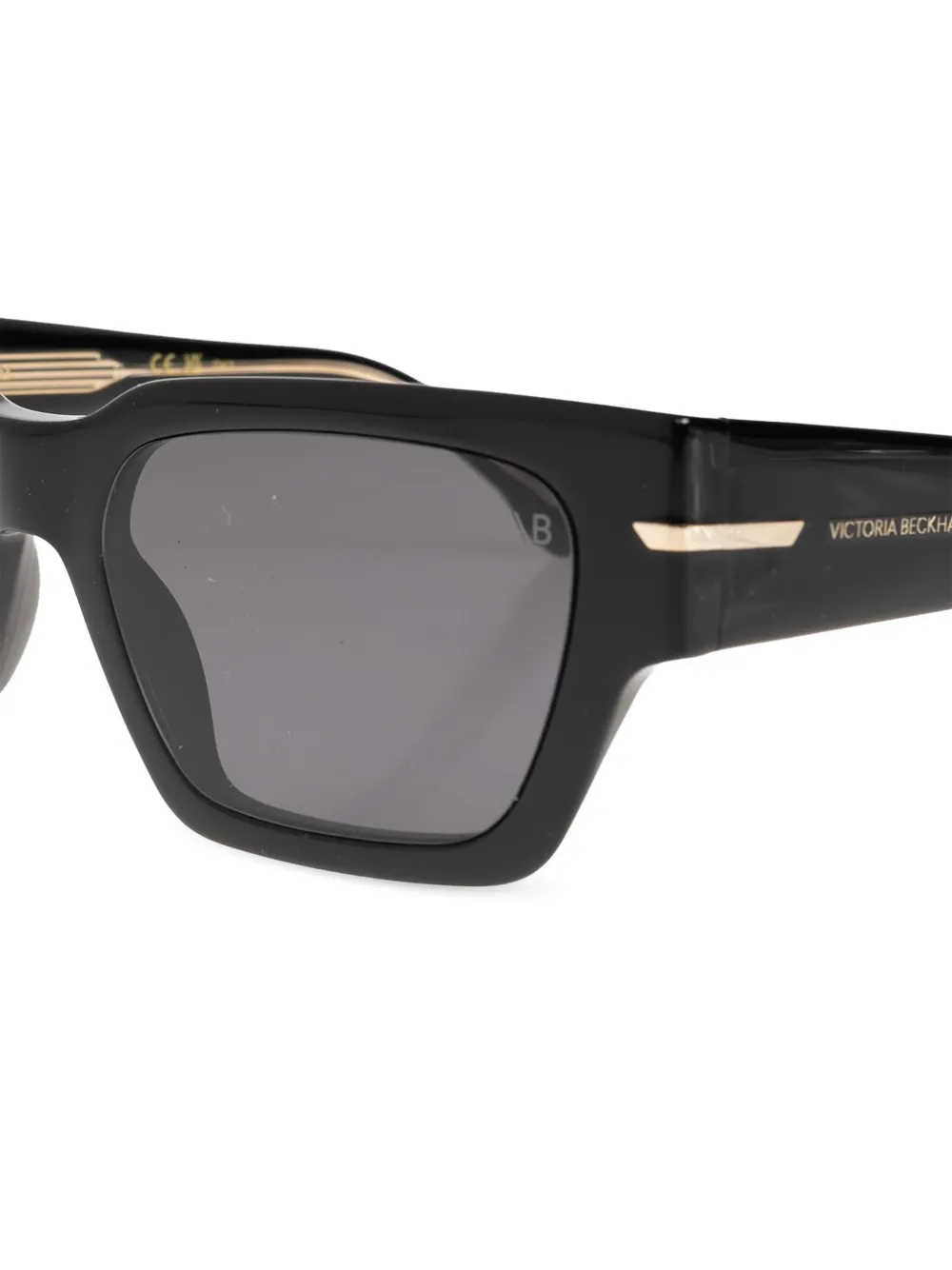 Victoria Beckham Eyewear Zonnebril met vierkant montuur Zwart