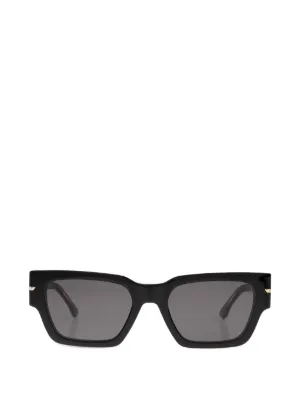 Ferragamo Eyewear ガンチーニ スクエア サングラス | ブラック