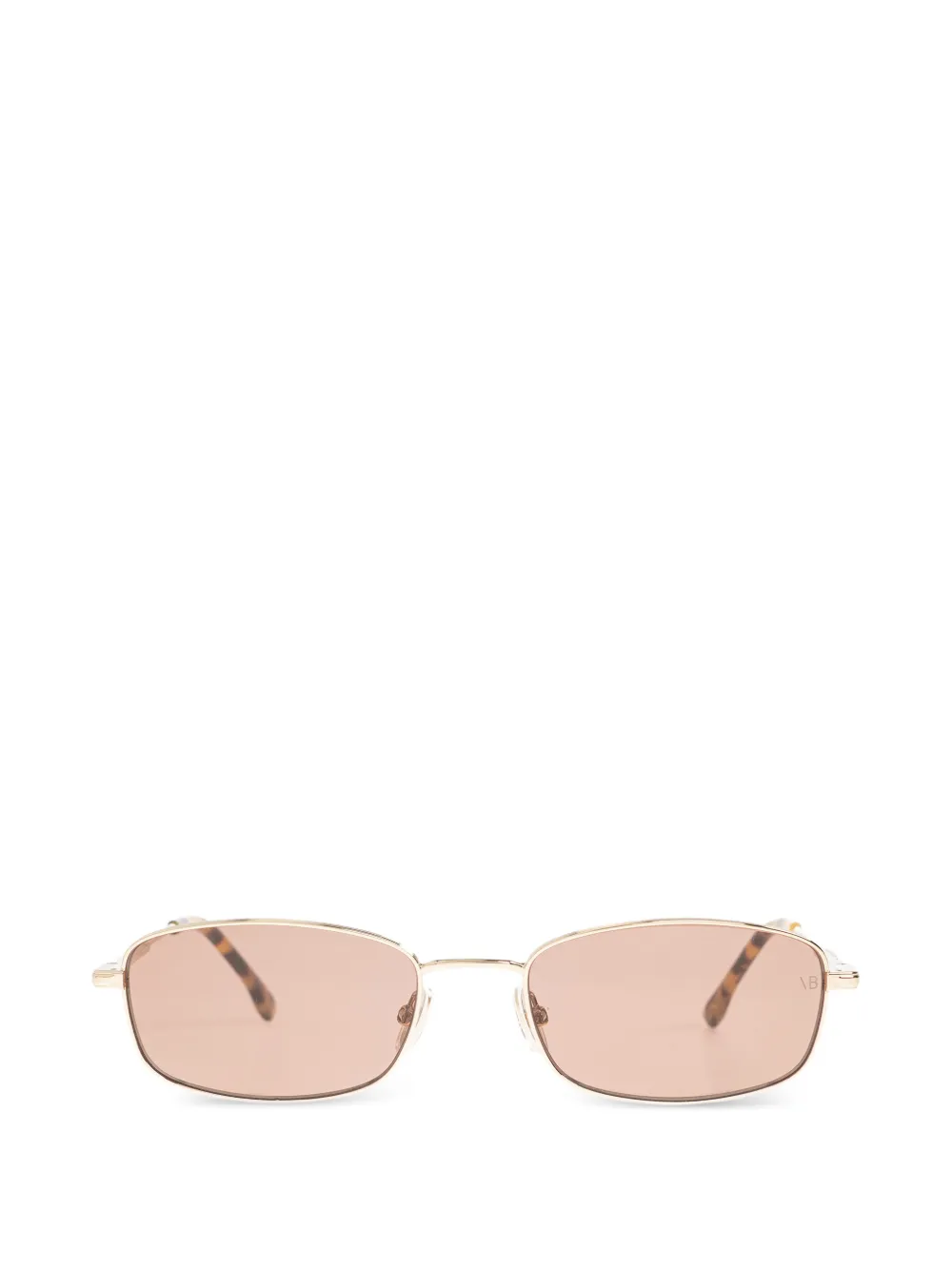 Victoria Beckham Eyewear rectangle-frame sunglasses - Gold