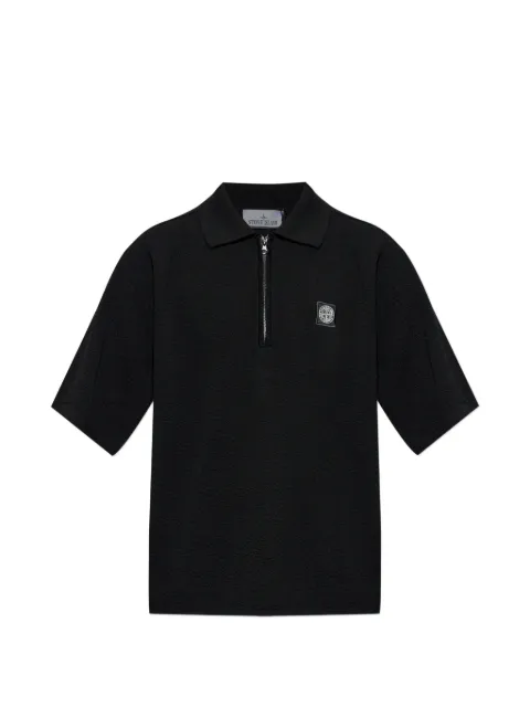 Stone Island polotrøje med lynlås