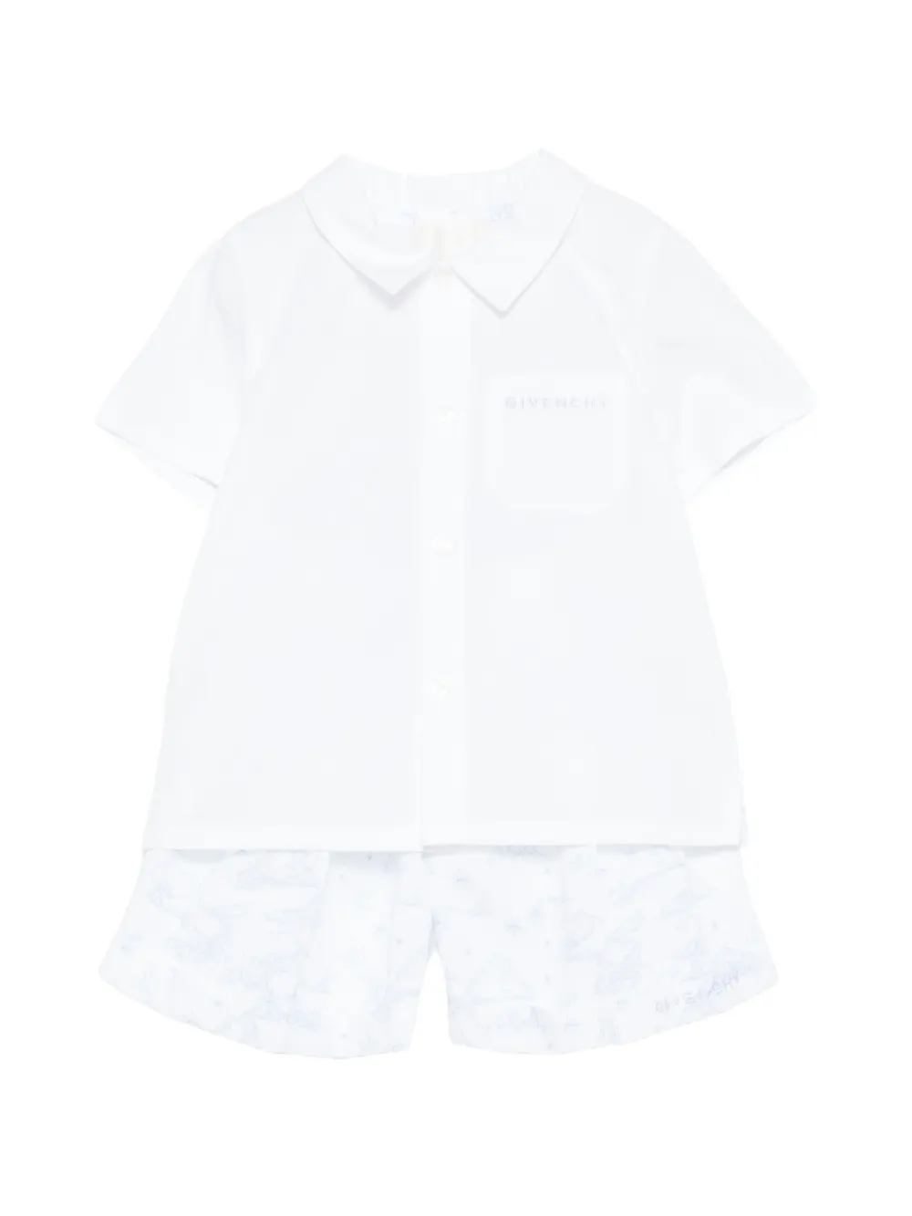 Givenchy Kids graphic shorts set - White