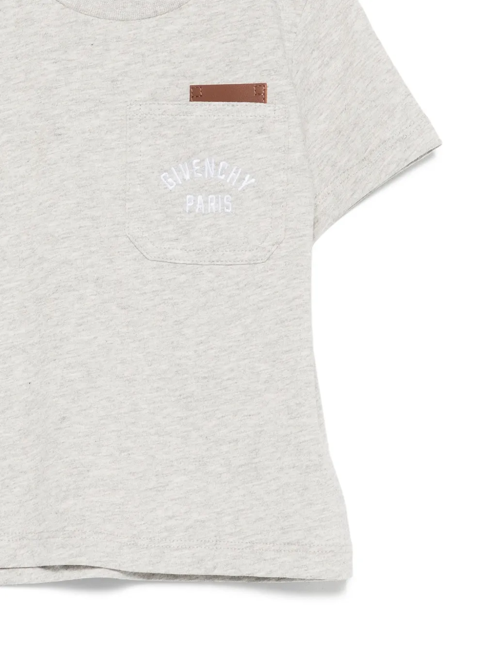  Givenchy Kids Pocket Short-sleeve T-shirt - Grey 