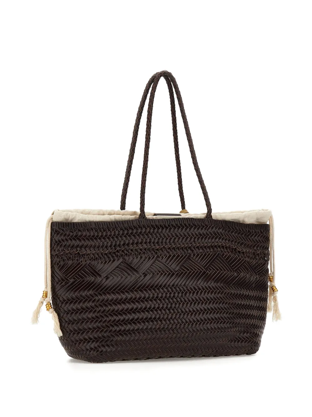 GIANNI CHIARINI Paloma grote schoudertas met kwastje Bruin