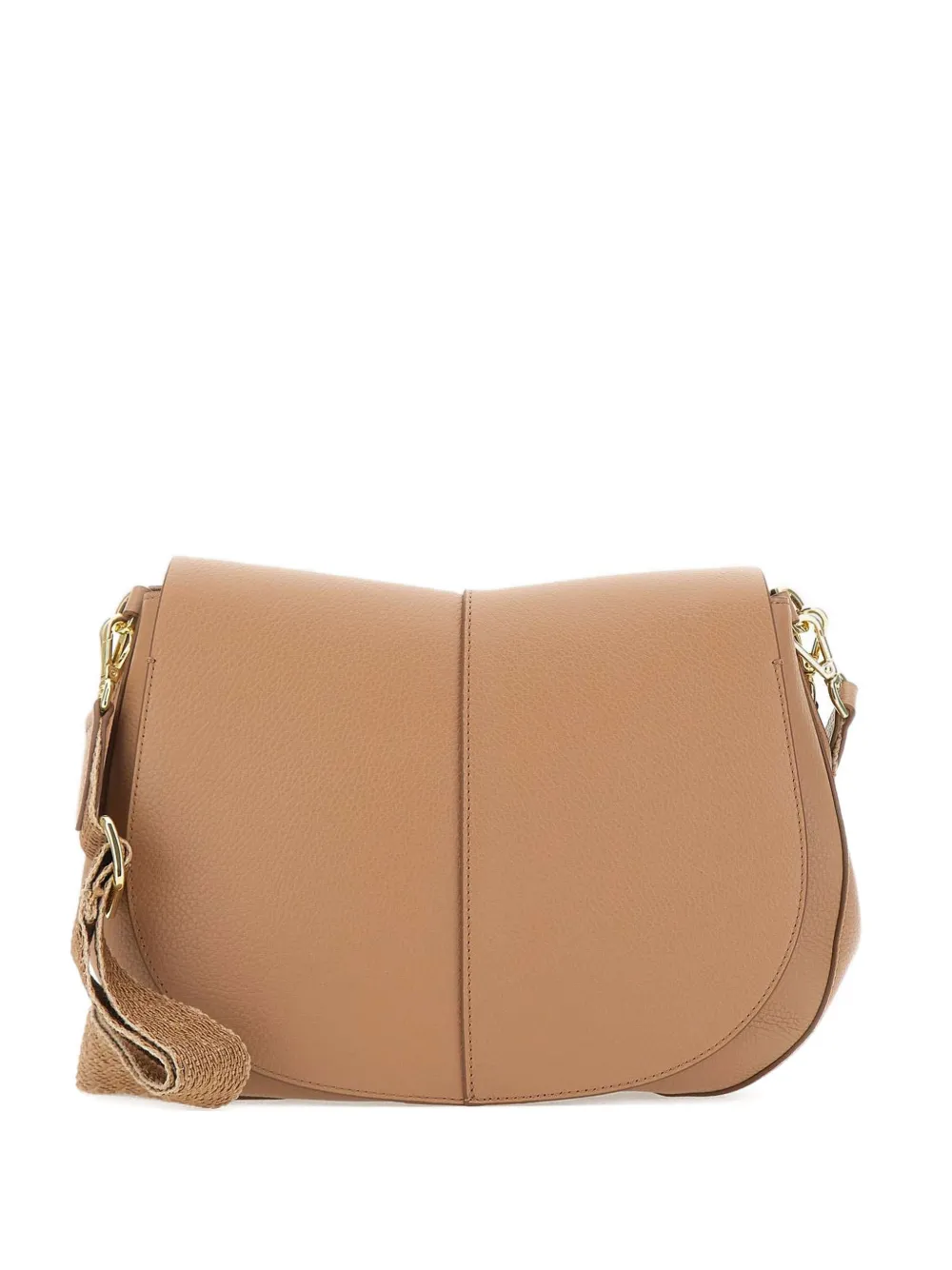 GIANNI CHIARINI small Helena leather shoulder bag - Toni neutri