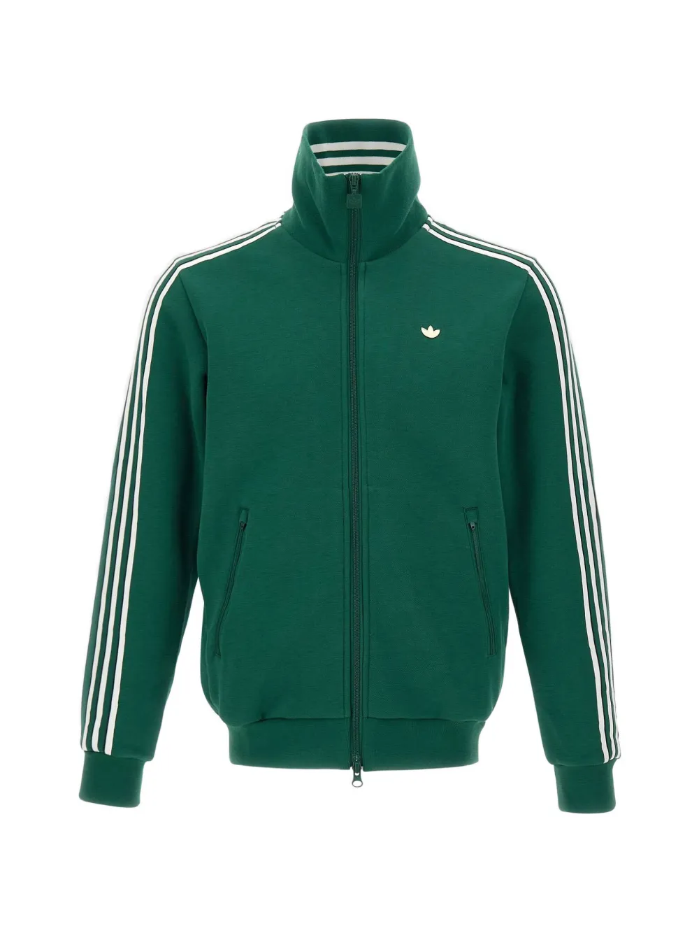 adidas Classic TT triple-stripe high-neck sweatshirt - Verde