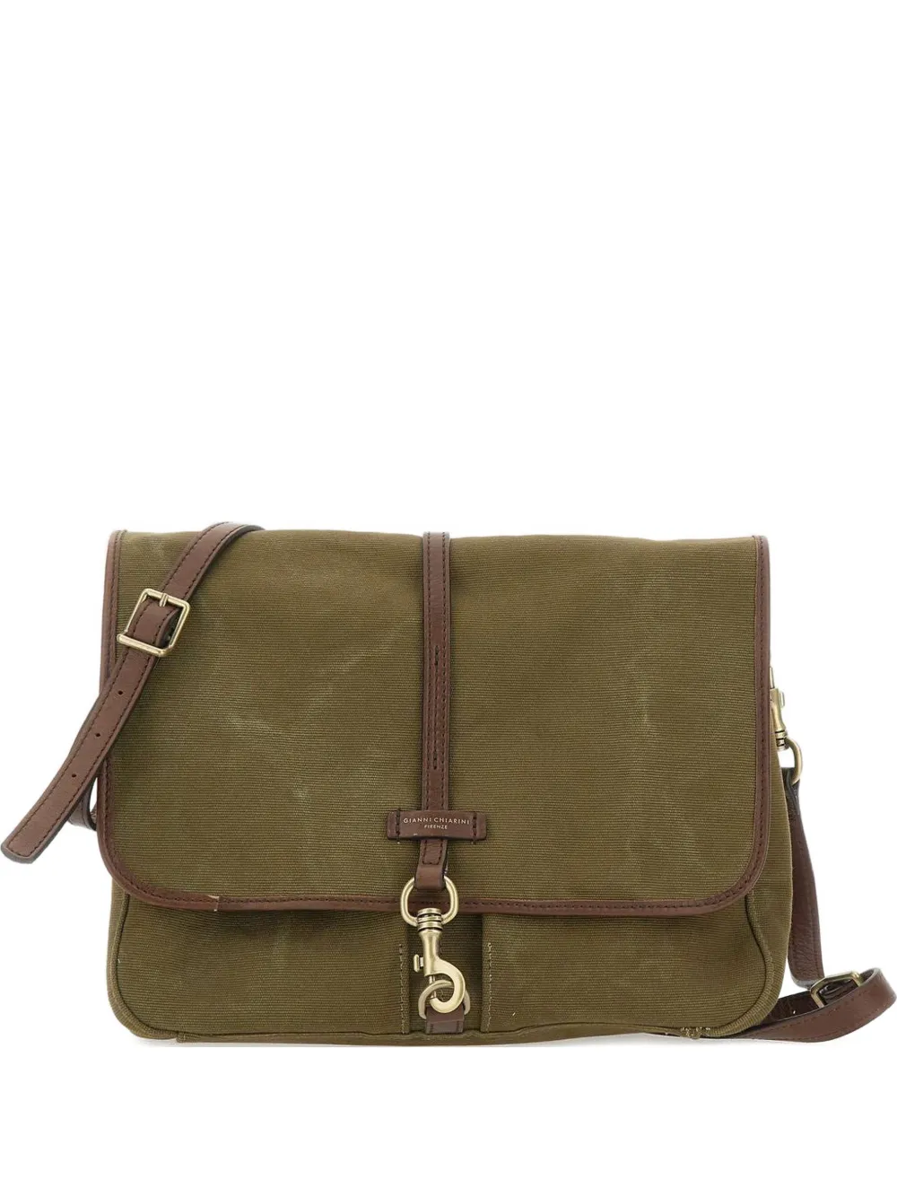GIANNI CHIARINI Berlino tie-dye flap shoulder bag - Verde