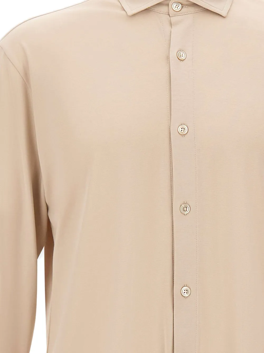 Double-Button Collar Shirt