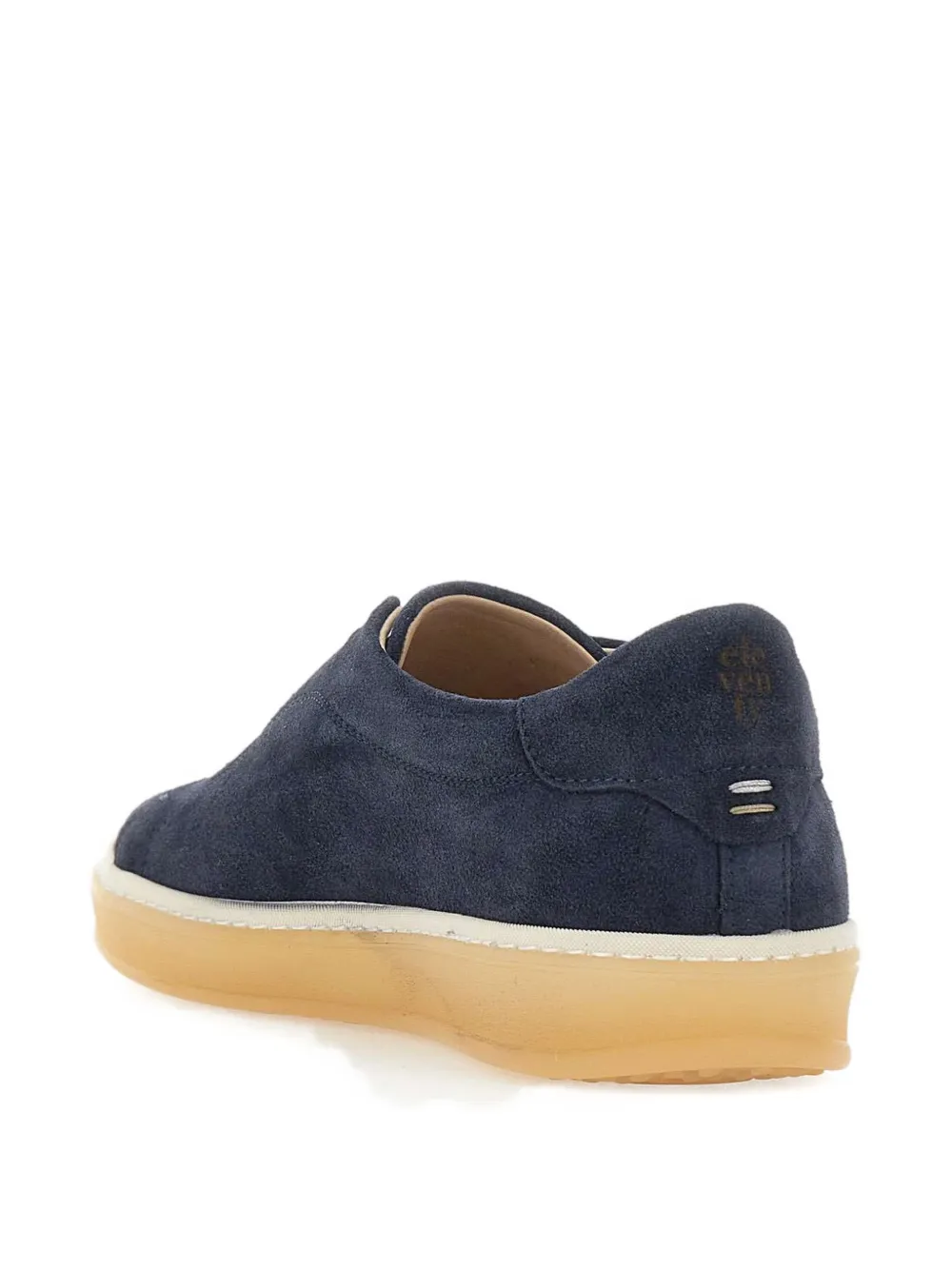 Eleventy suede slip-on trainers Blauw