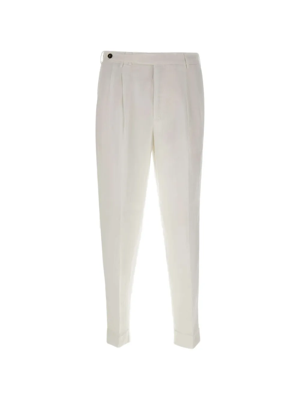 PT Torino pleated-detail tailored trousers - Bianco