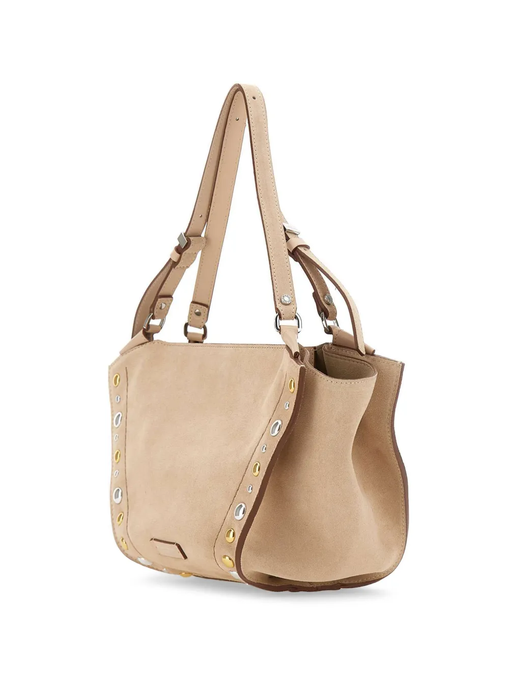  Gianni Chiarini Bloom Stud-embellishment Shoulder Bag - Neutrals 