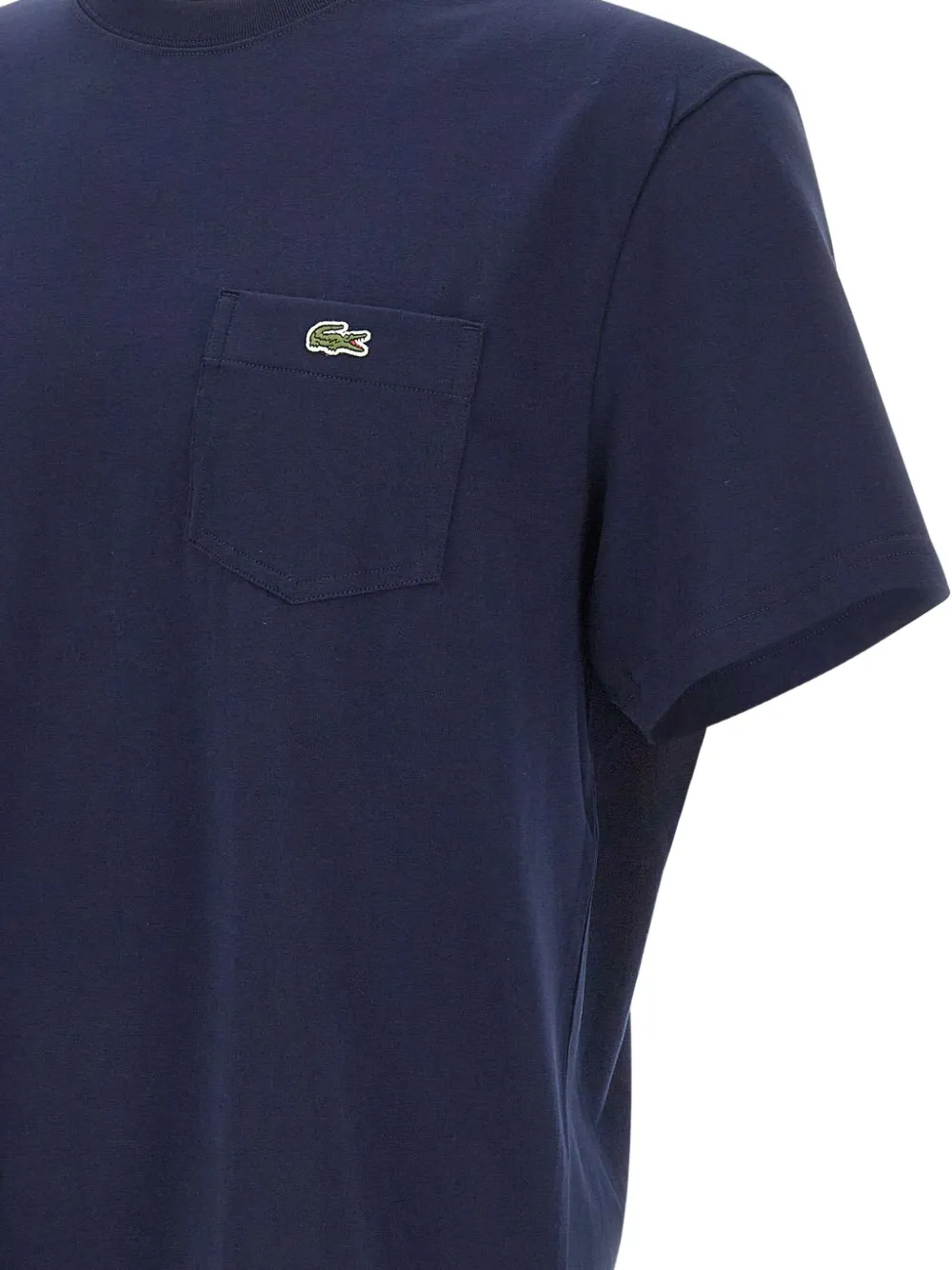 Lacoste T-shirt met logopatch Blauw