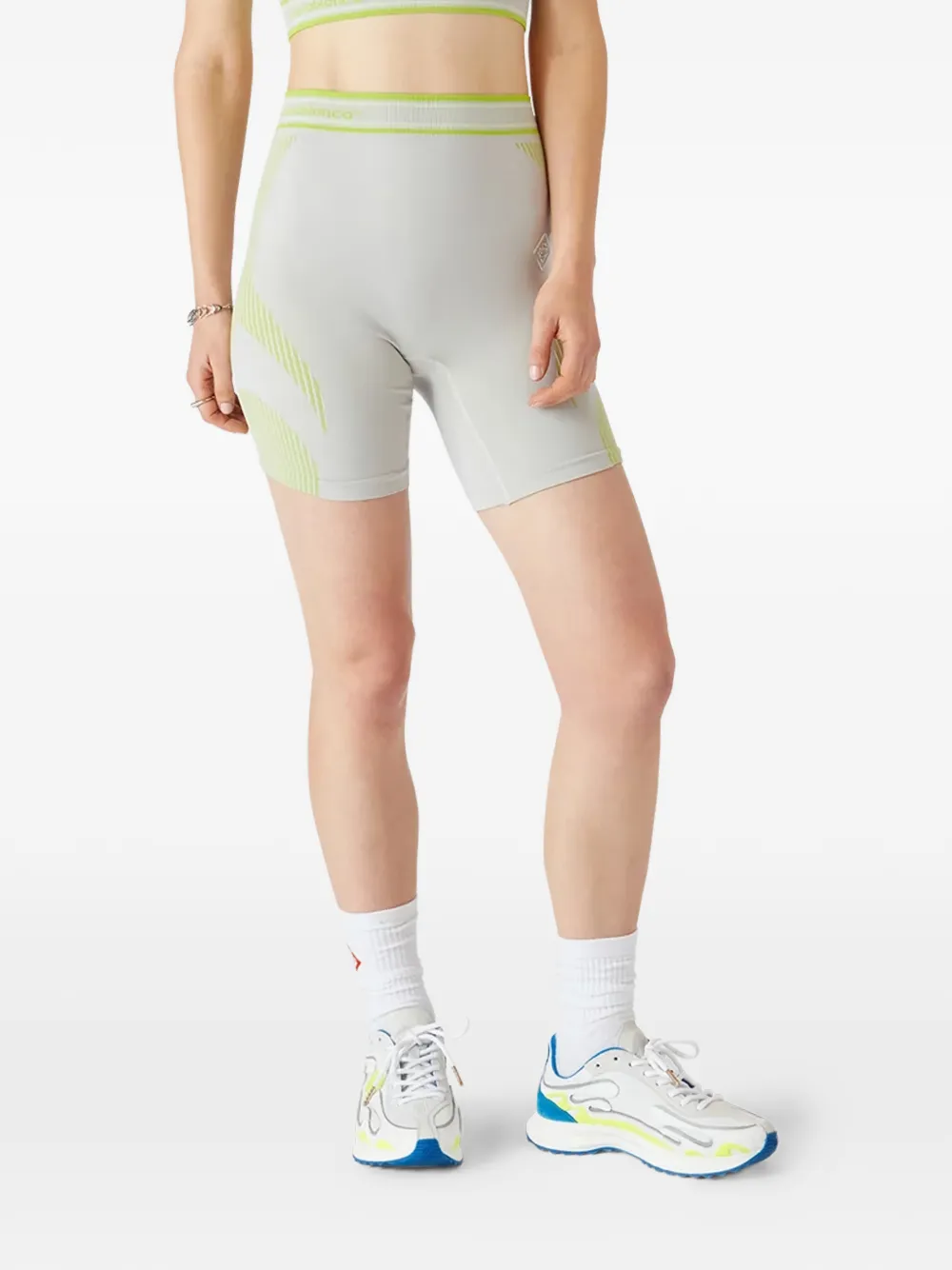 Casablanca Shorts met logodetail Grijs