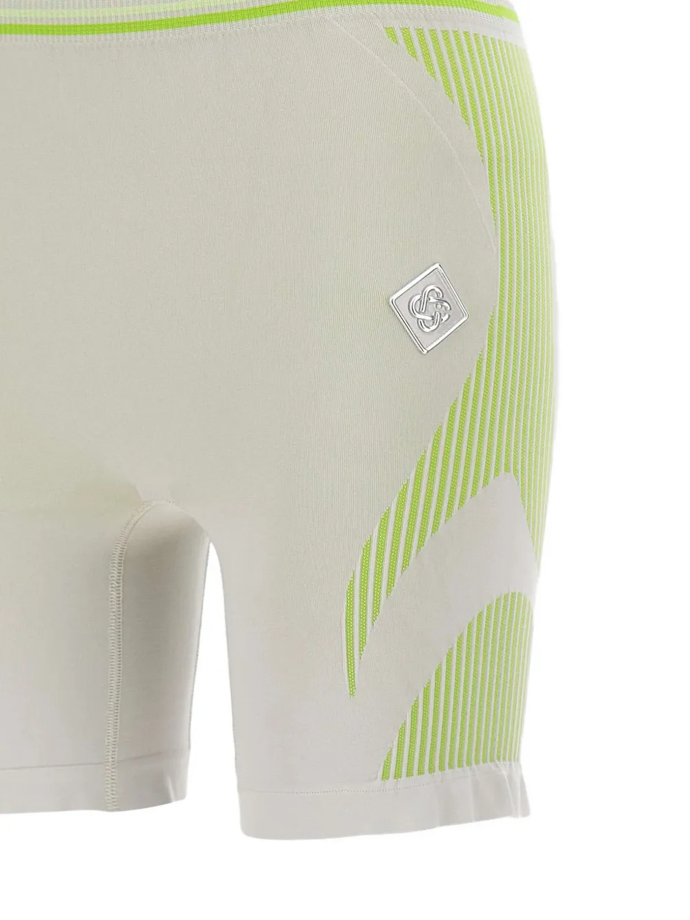Casablanca Shorts met logodetail Grijs