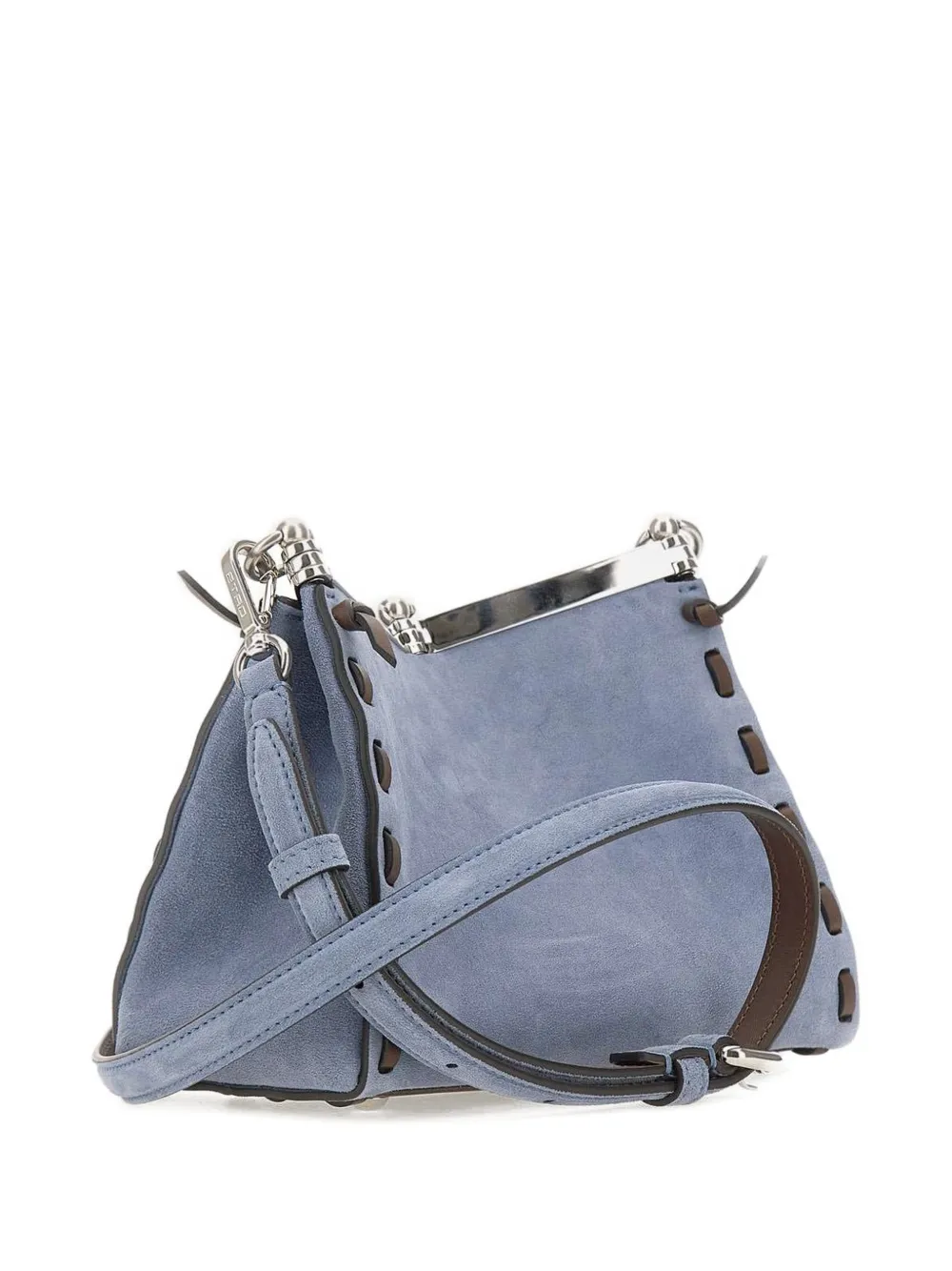 ETRO Vela schoudertas met Pegasus-logo Blauw