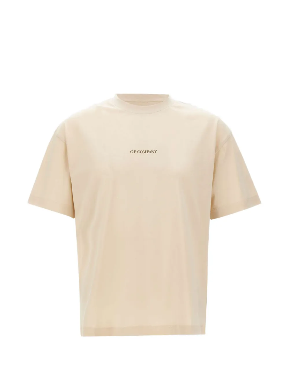 C.P. Company logo-print crew-neck T-shirt - Toni neutri