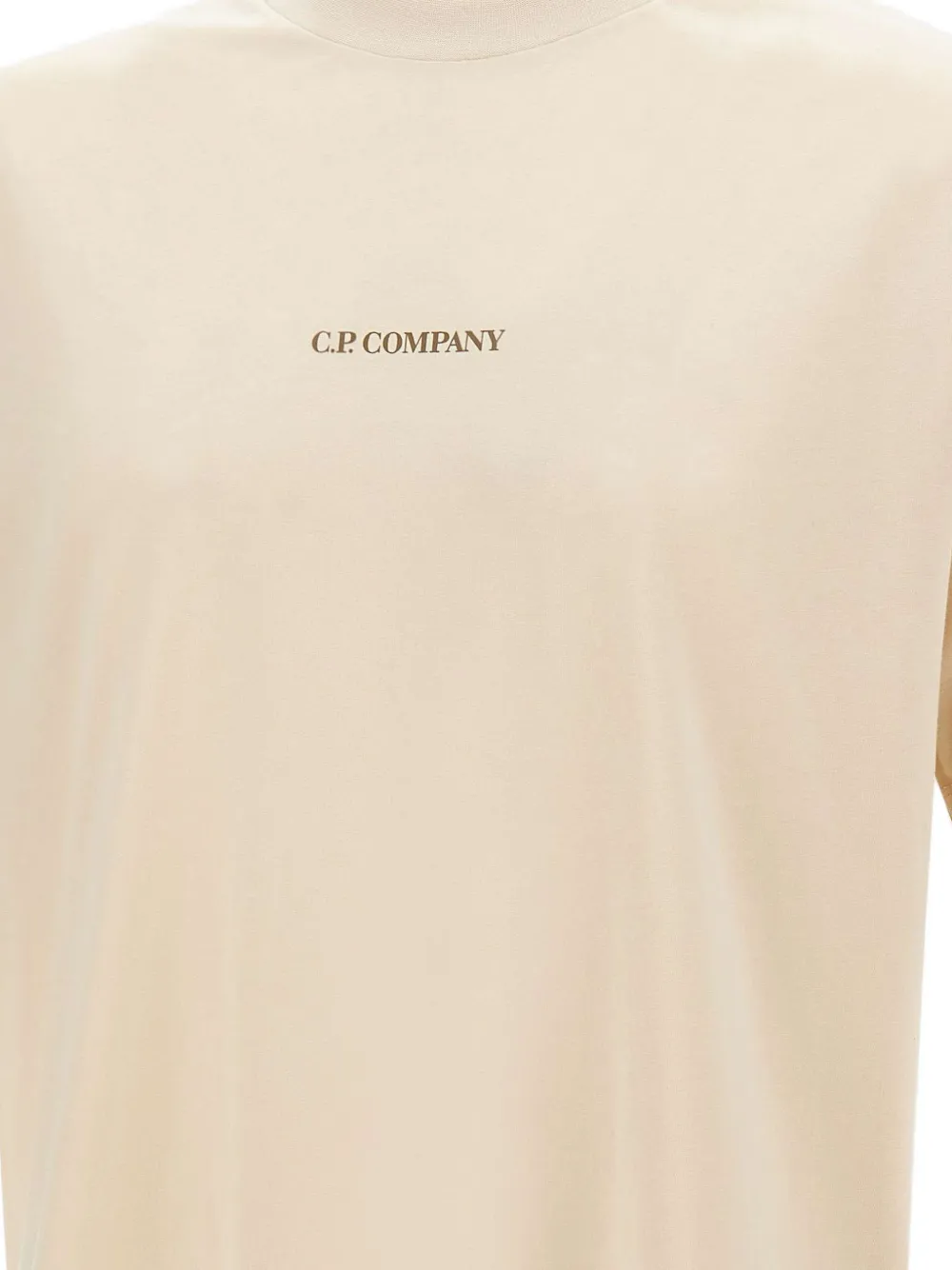 C.P. Company 30 1 jersey T-shirt met korte mouwen Beige