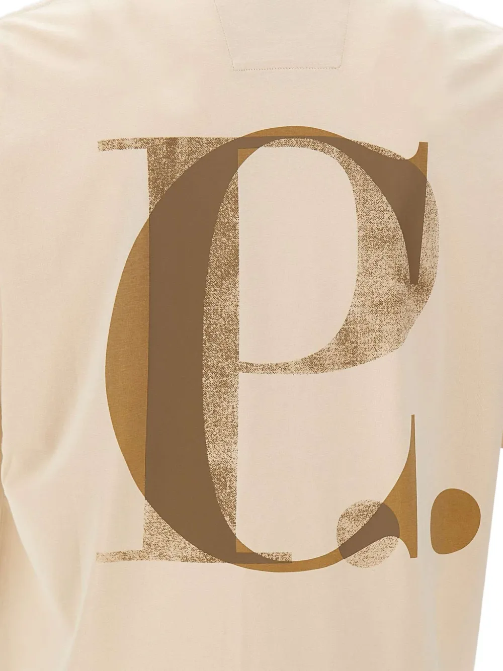 C.P. Company 30 1 jersey T-shirt met korte mouwen Beige
