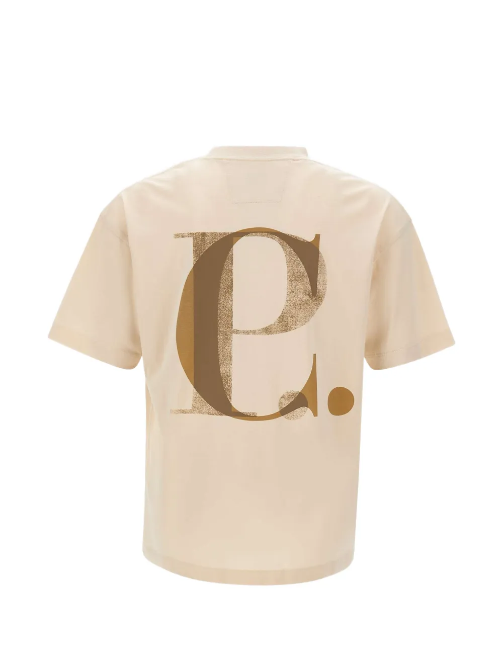 C.P. Company 30 1 jersey T-shirt met korte mouwen Beige