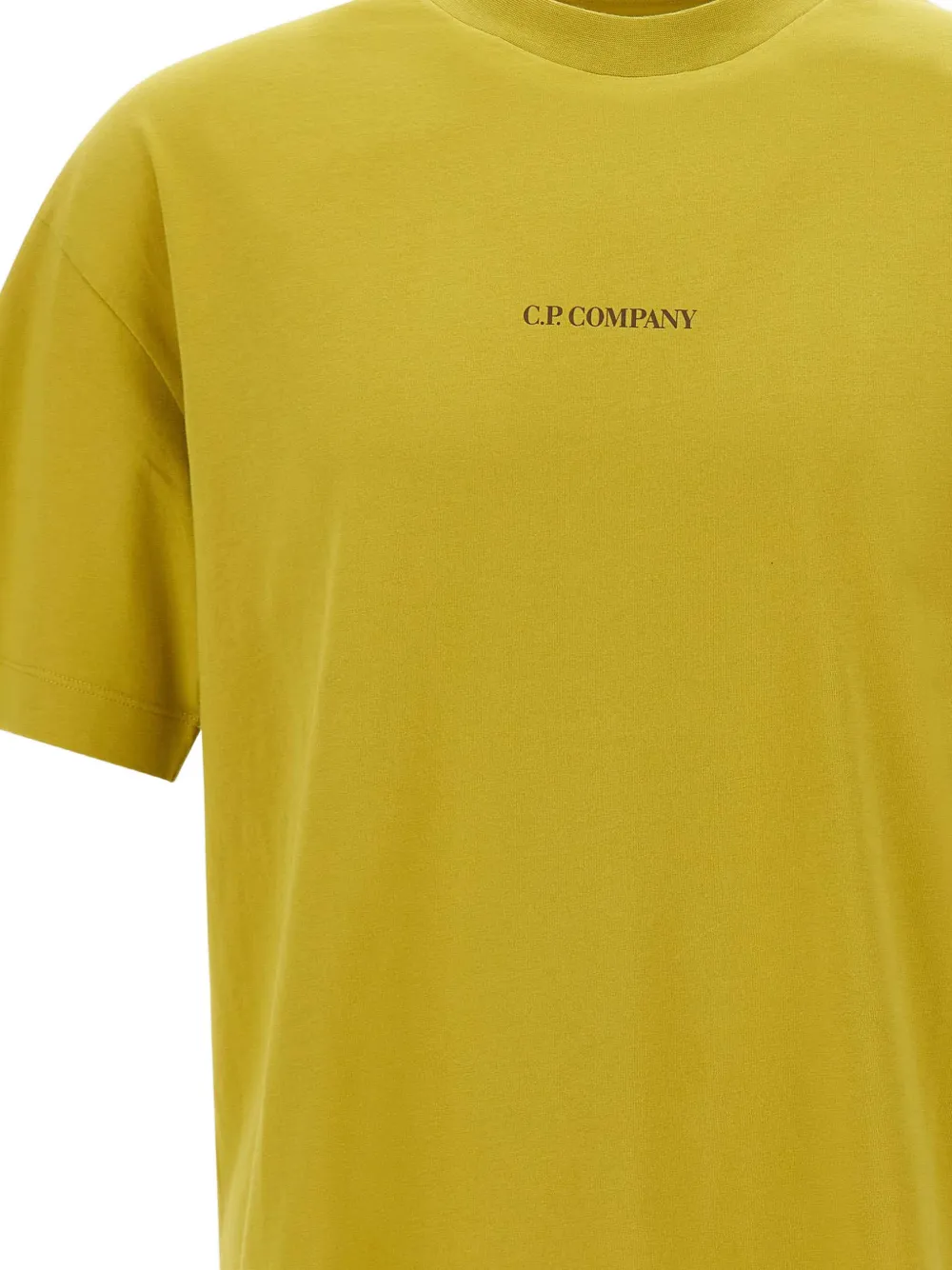 C.P. Company T-shirt met logoprint Groen