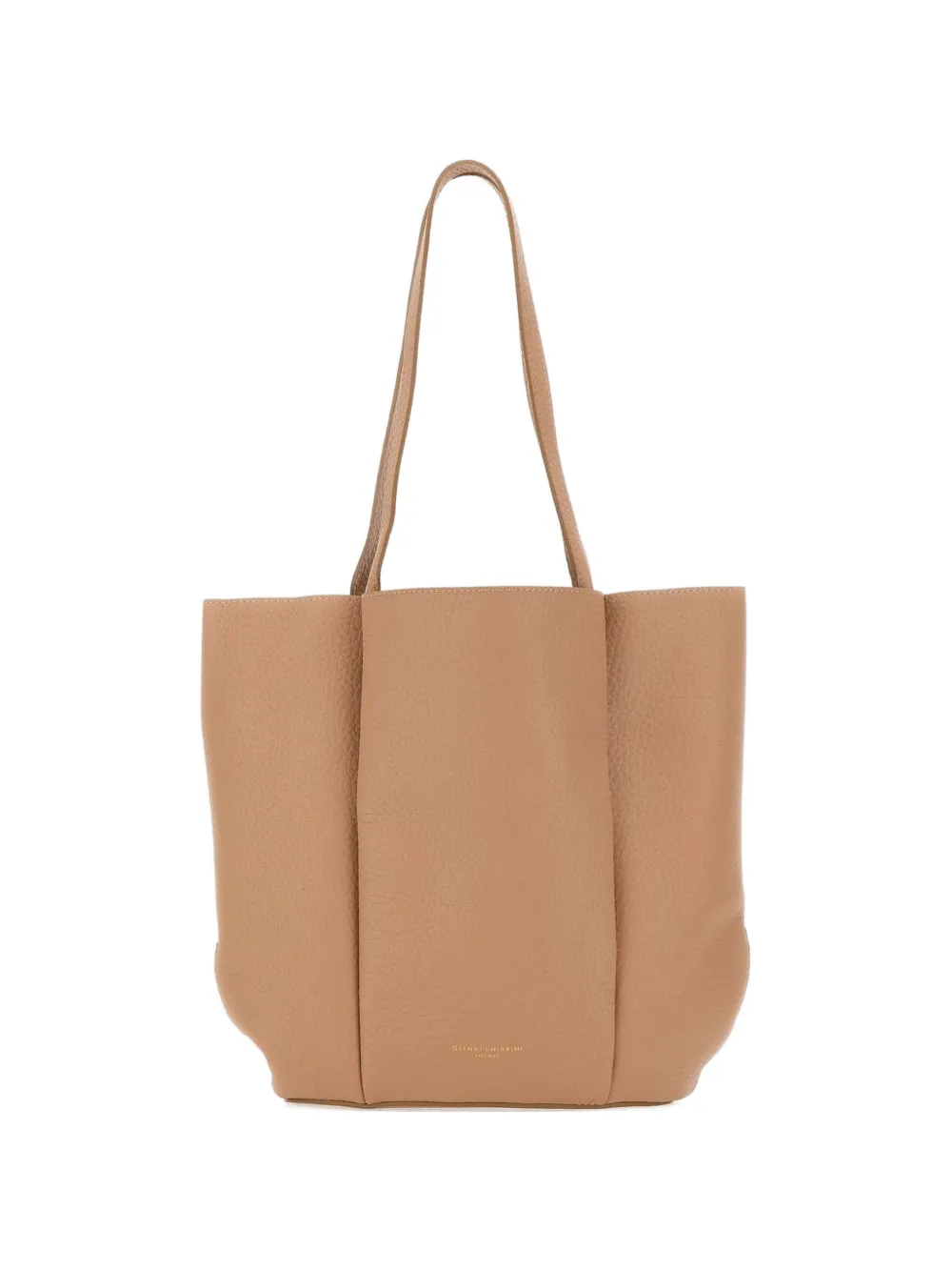 GIANNI CHIARINI Lily leather tote bag - Toni neutri