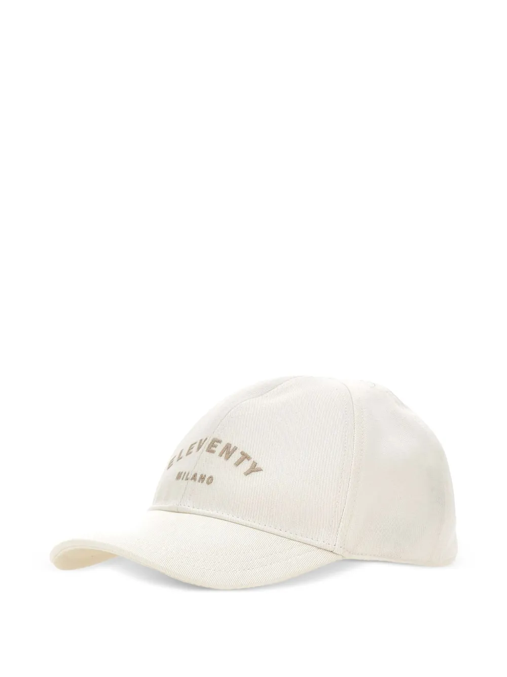  Eleventy Logo-print Cap - Neutrals 