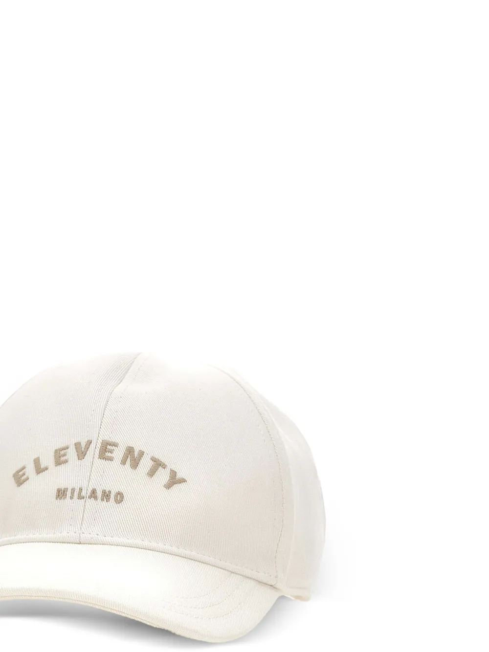 Eleventy Pet met logoprint Beige