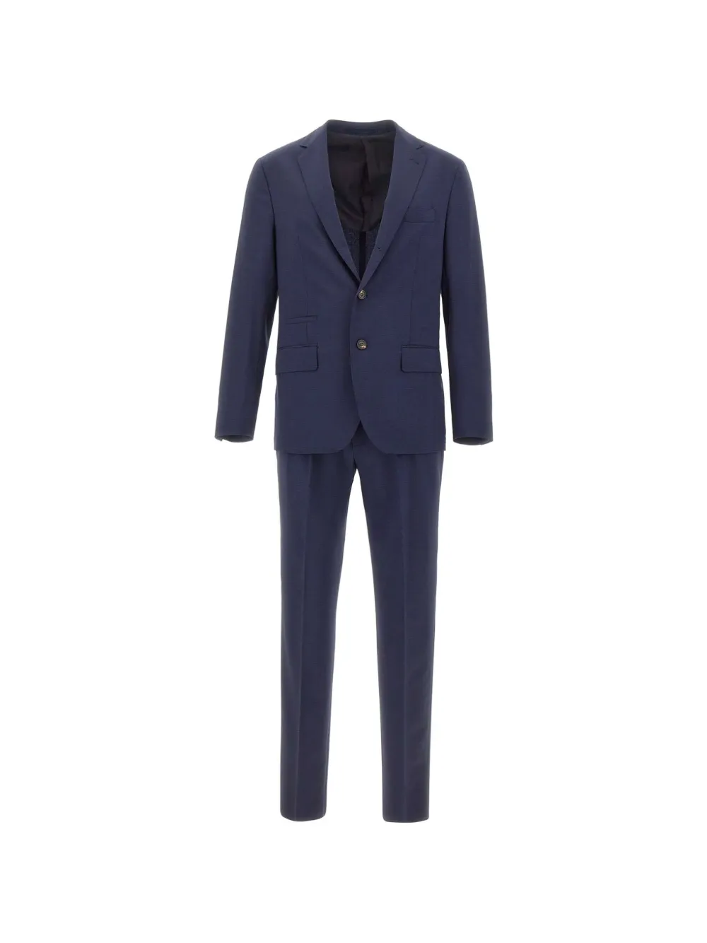 Eleventy flap-pockets wool suit - Blu