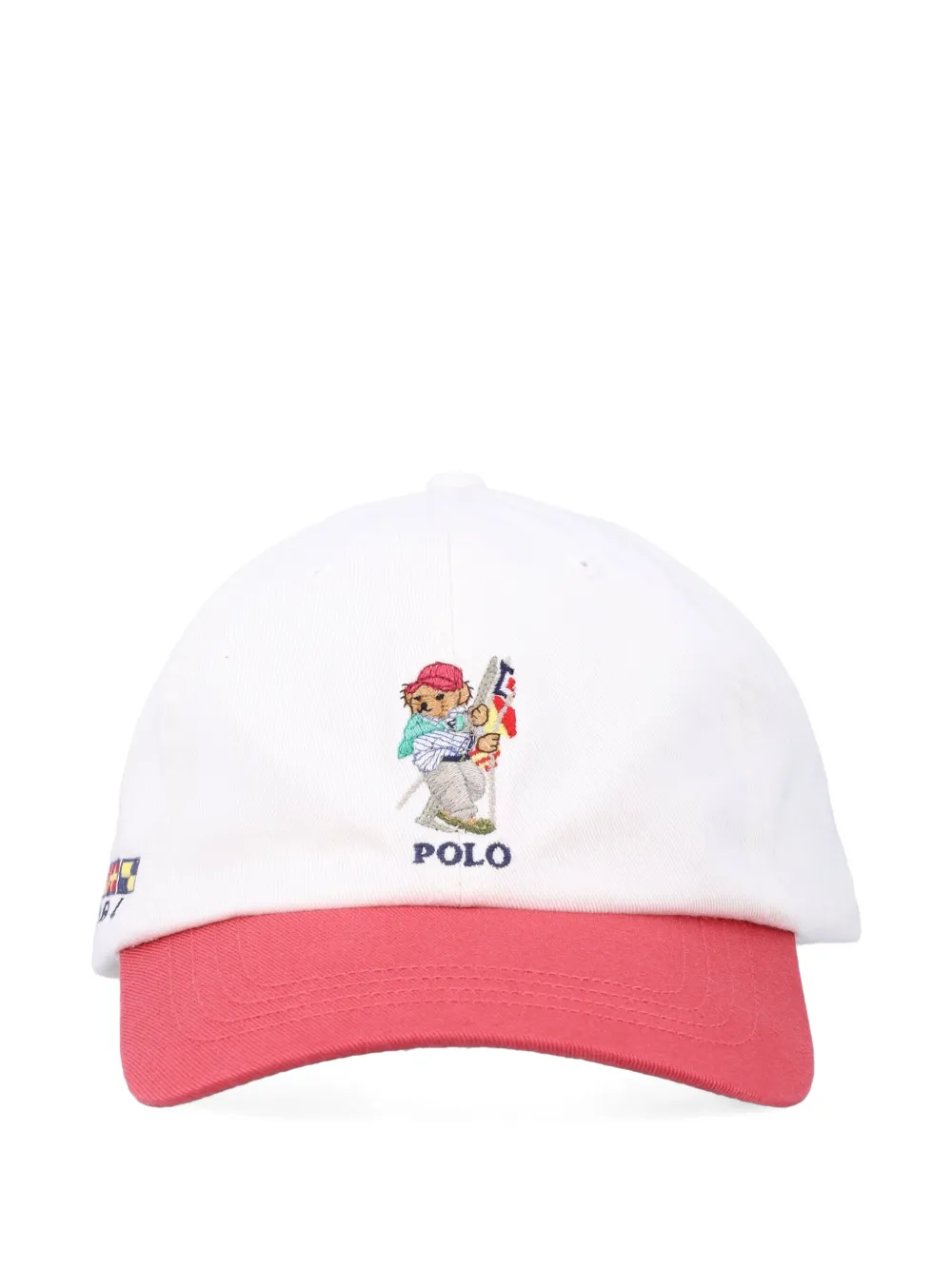 POLO RALPH LAUREN KIDS logo-detail cotton baseball cap - Bianco