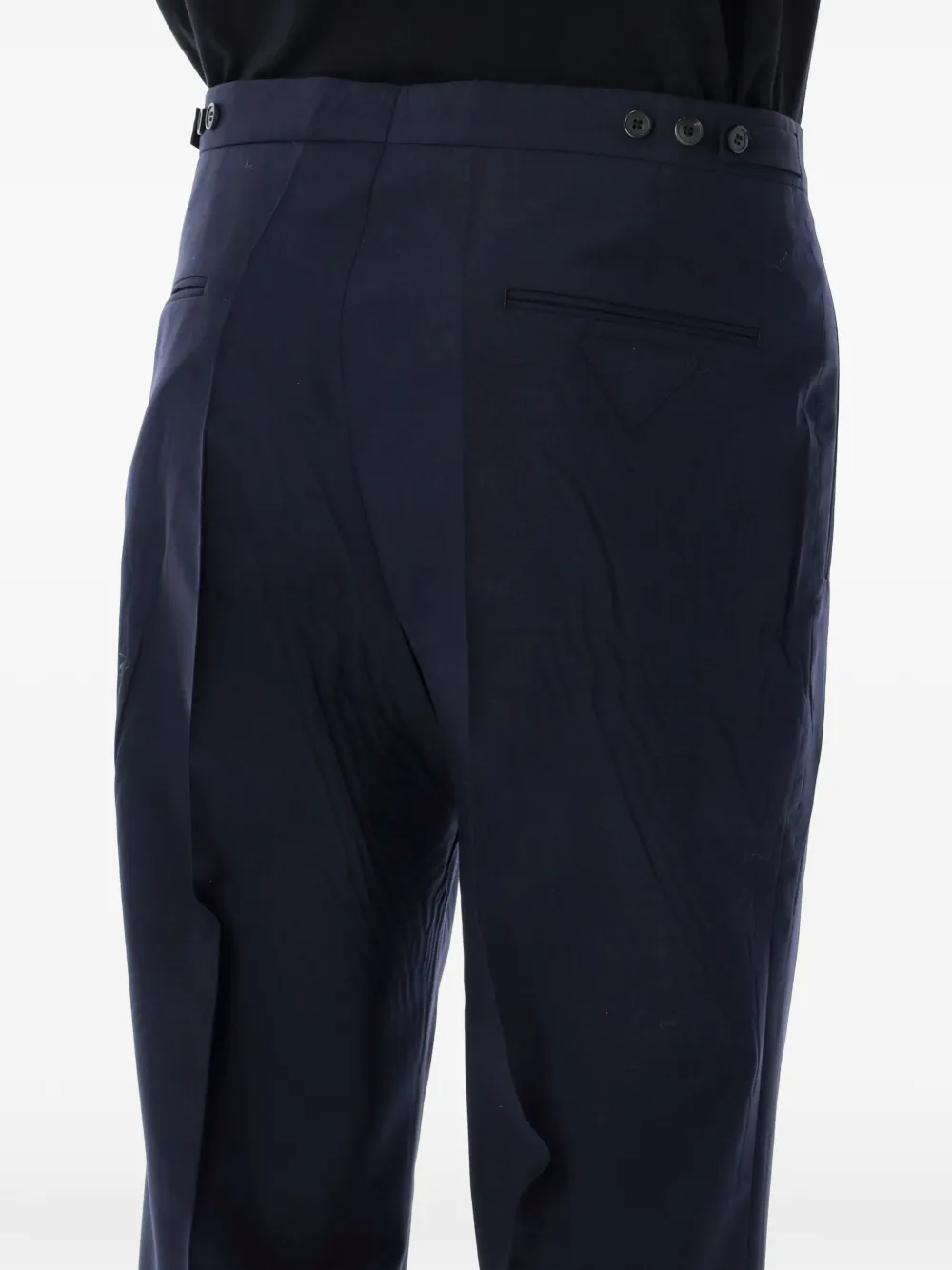  Prada Button Trousers - Blue 