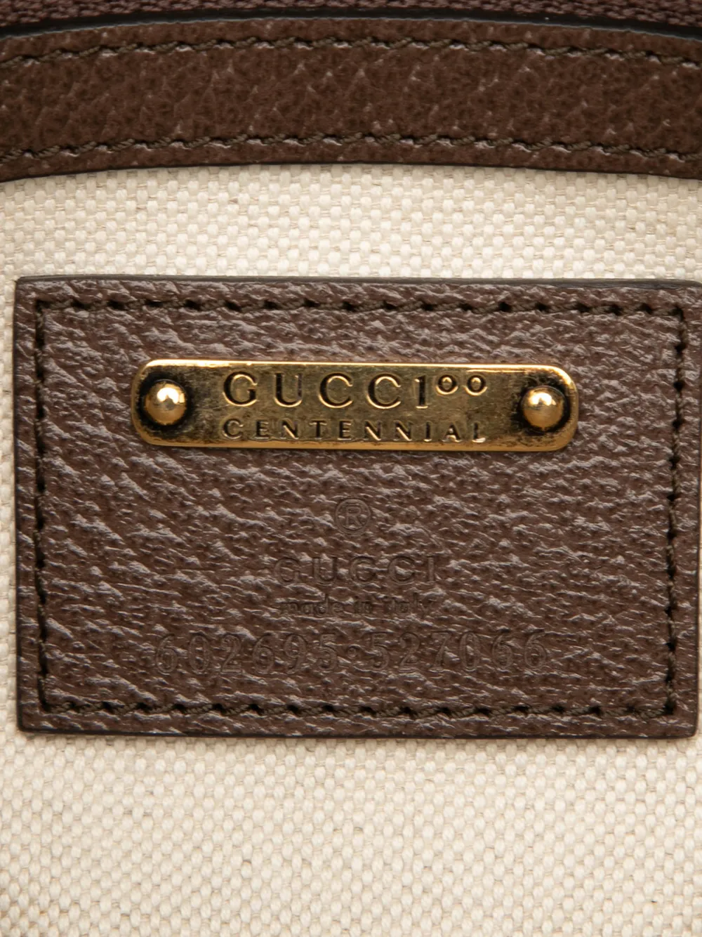 2016-2025 100th Anniversary Textured Dollar Calfskin Logo Belt Bag