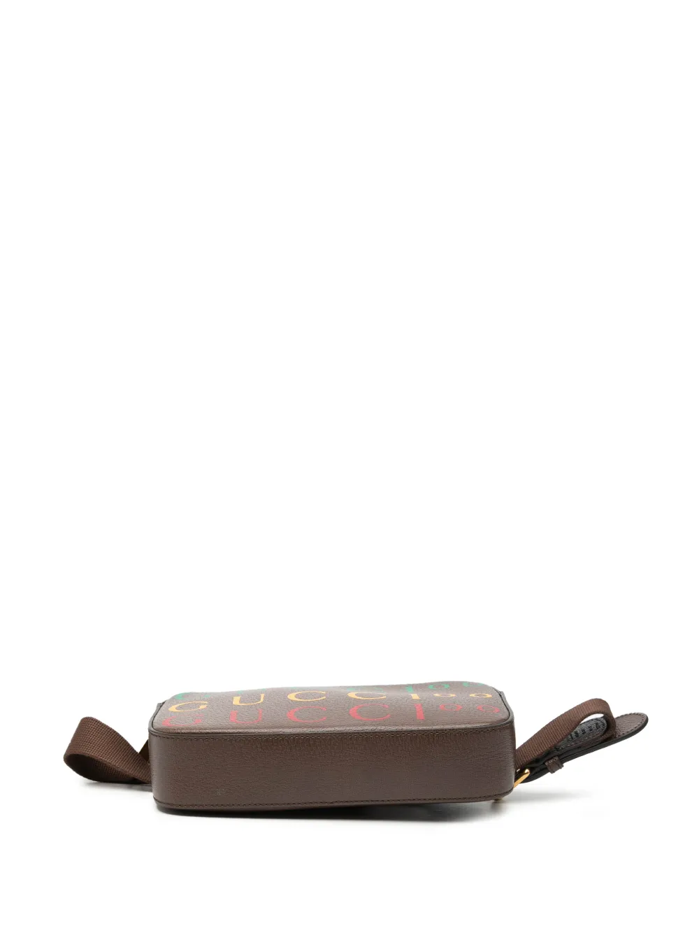 2016-2025 100th Anniversary Textured Dollar Calfskin Logo Belt Bag