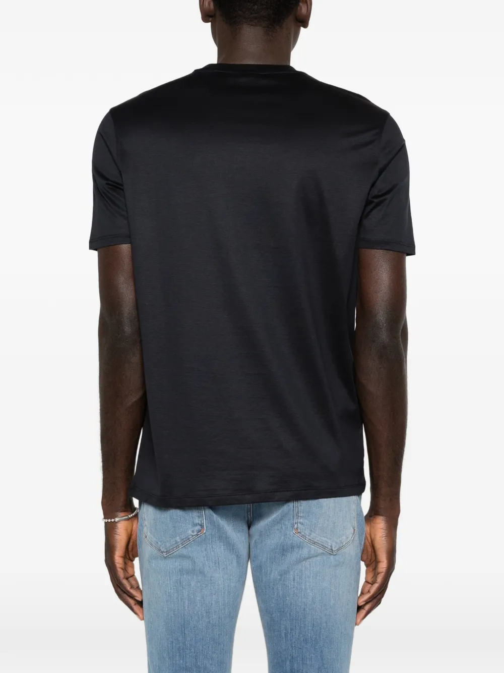 Emporio Armani T-shirt met logo Blauw