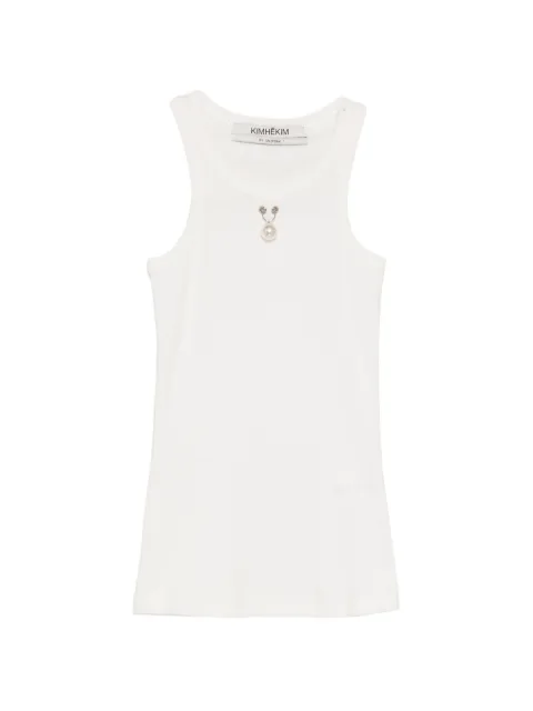Kimhekim faux-pearl embellished vest