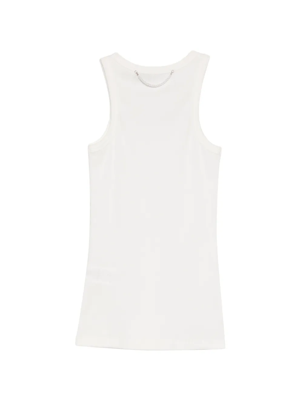 Faux-Pearl Embellished Vest
