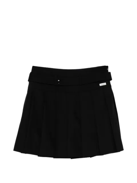 Kimhekim belt pleated mini short