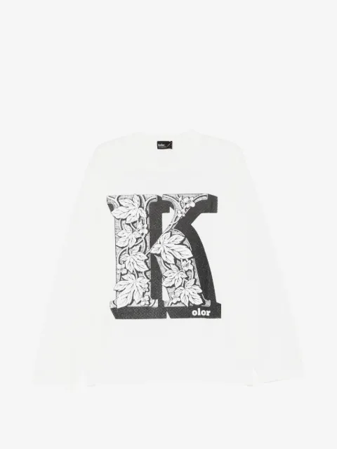Kolor graphic-print long-sleeve T-shirt