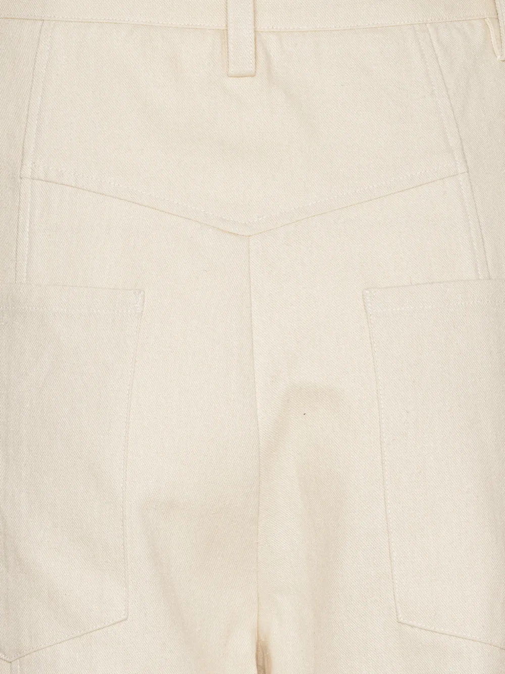 ROTATE BIRGER CHRISTENSEN Crème broek met toelopende pijpen Beige