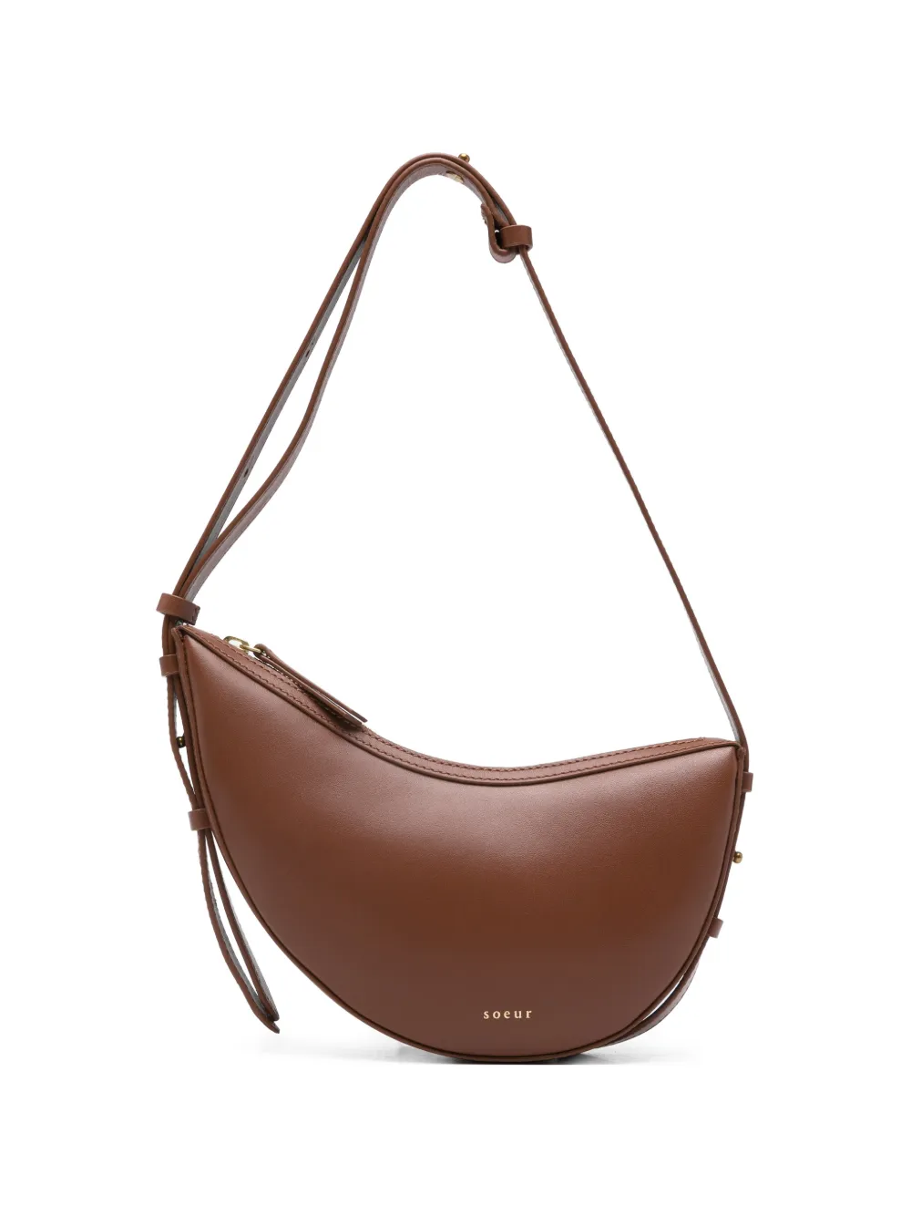 Soeur Wino Mini zipped shoulder bag - Marrone