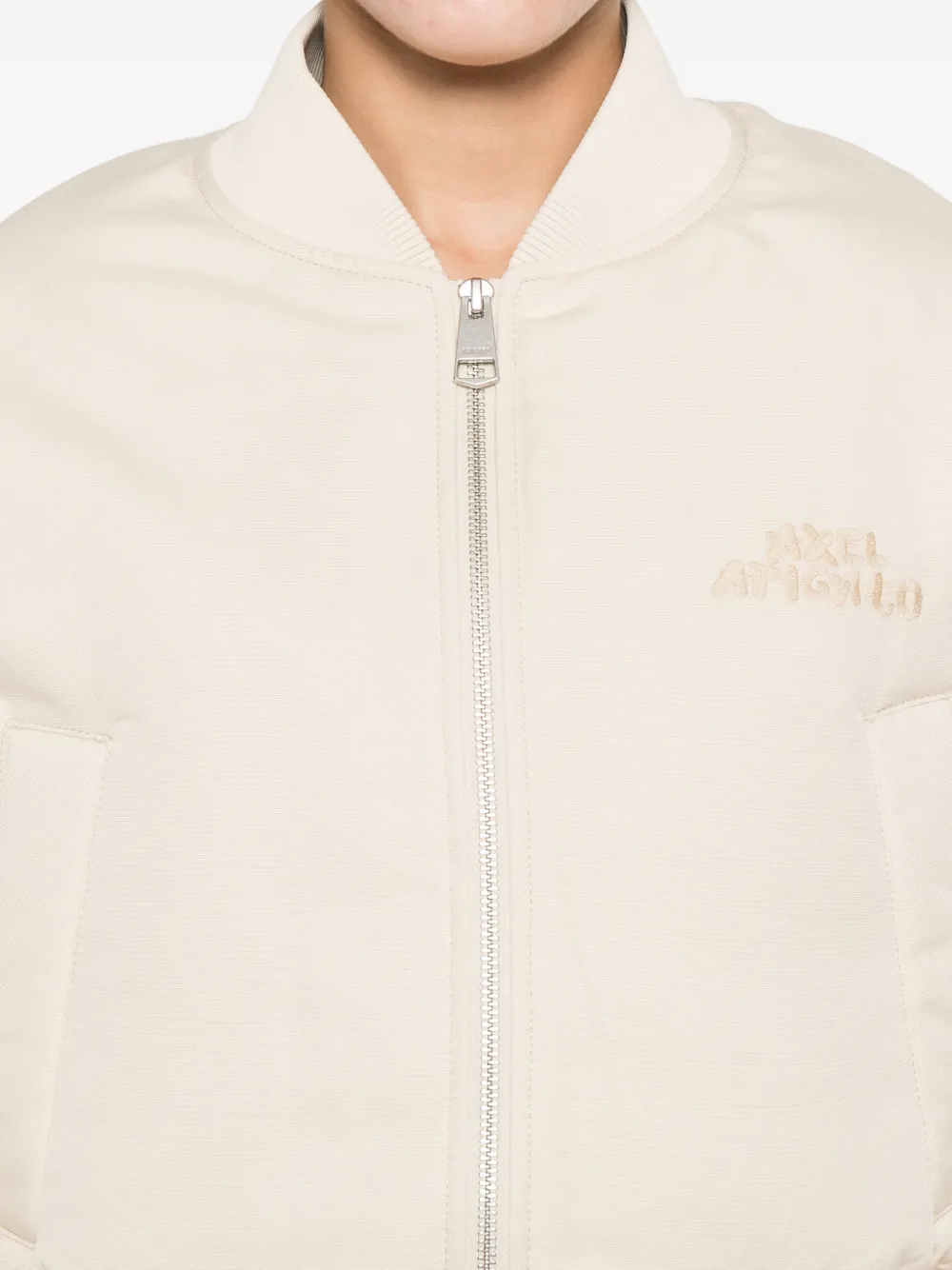 Axel Arigato Lola bomberjack met rits Beige