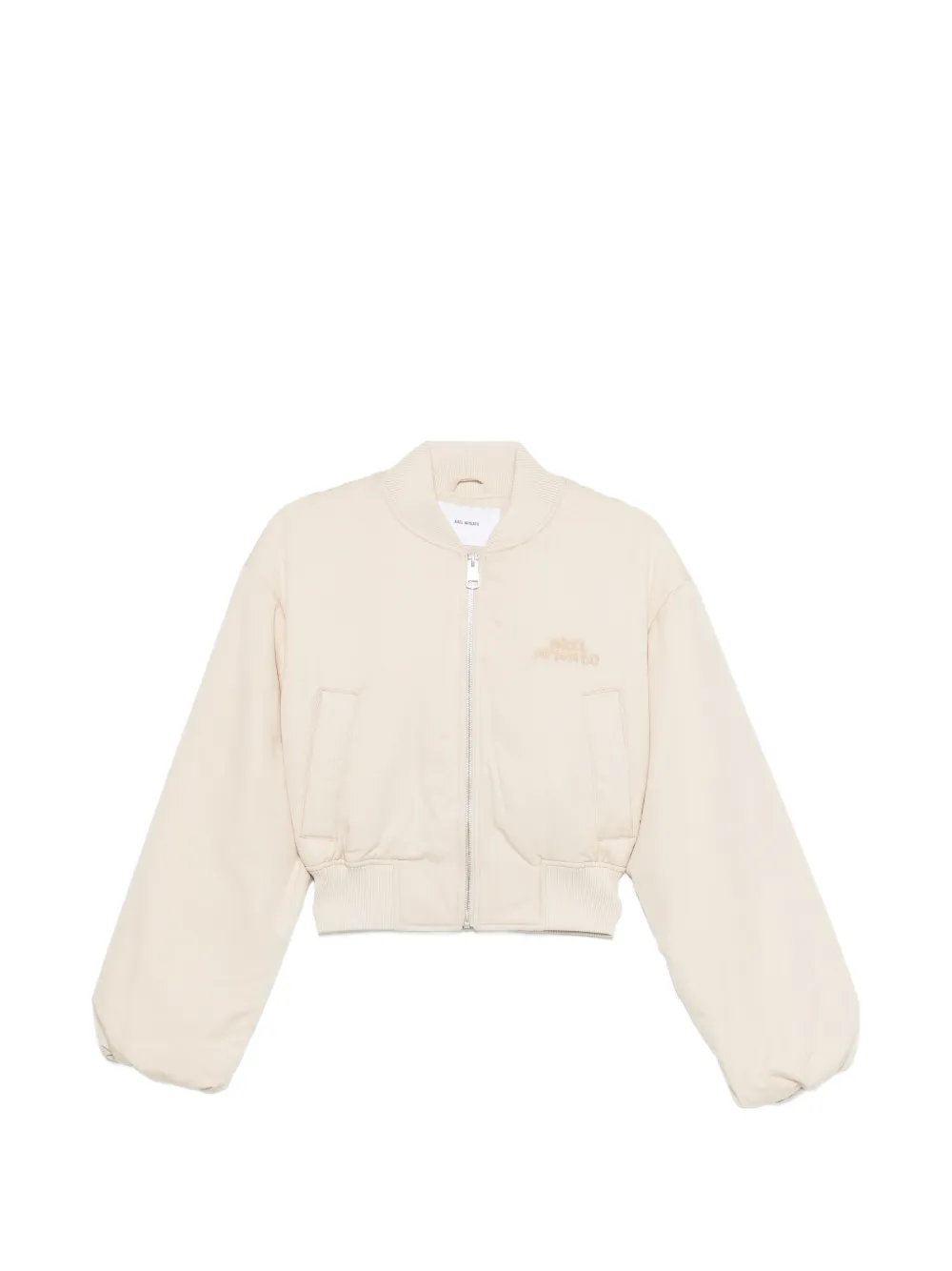 Axel Arigato Lola zipped bomber jacket - Toni neutri