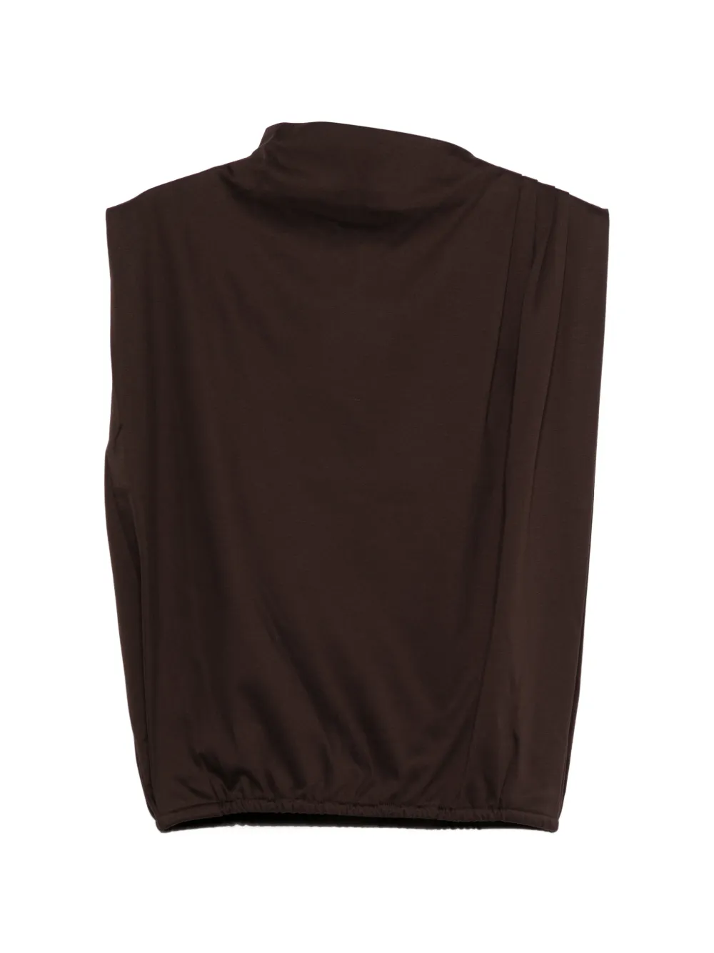 Soeur Idris draped top - Marrone