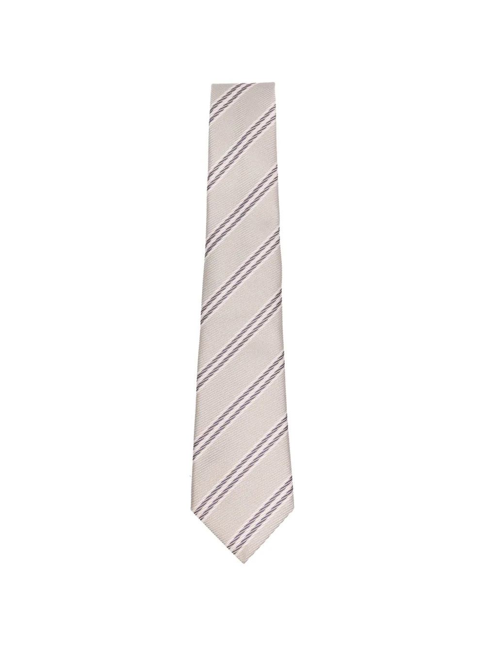 Giorgio Armani striped tie - Toni neutri