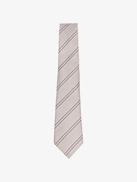 Giorgio Armani corbata con motivo de rayas