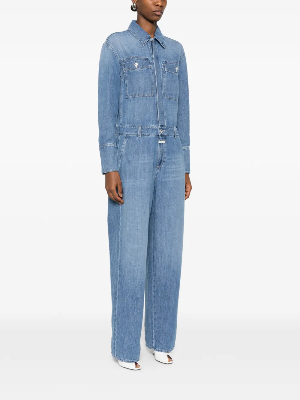  Closed Wyla Chest-pocket Jumpsuit - Blue 