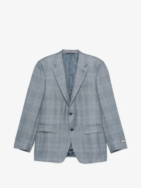 Canali logo-label blazer