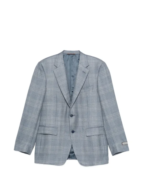 Canali Logo-label Blazer in Blue