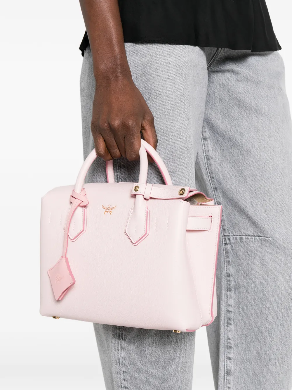  Mcm Milla Tote Bag - Pink 